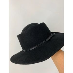Women’s Comhats black felt fedora Boho 5793 packable